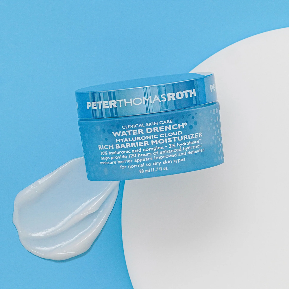 Peter Thomas Roth Water Drench® Hyaluronic Cloud Rich Barrier Moisturizer 50ml - Збагачений зволожуючий крем для обличчя для відновлення бар'єру шкіри - фото №2 Peter Thomas Roth Water Drench® Hyaluronic Cloud Rich Barrier Moisturizer 50ml - Збагачений зволожуючий крем для обличчя для відновлення бар'єру шкіри - фото №2